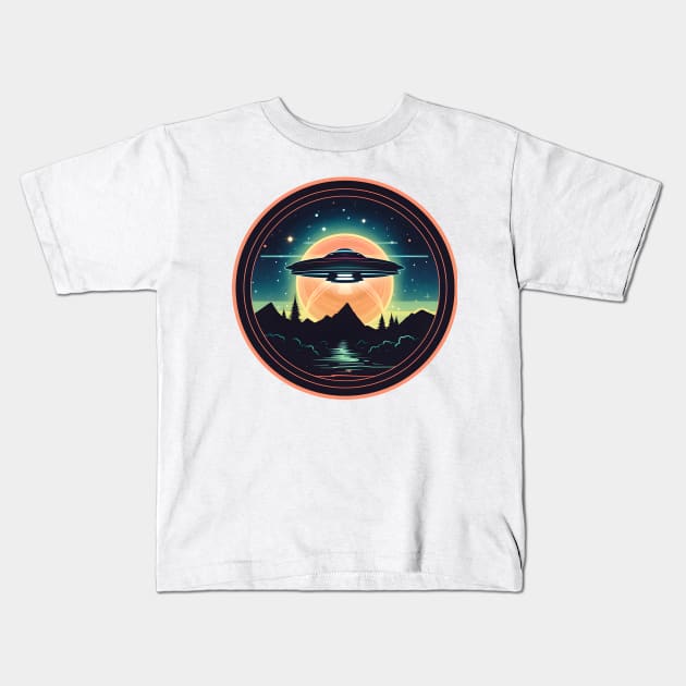 Cosmic Connections Kids T-Shirt by erixwhite